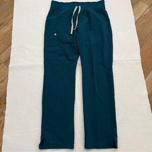 Figs Blue Green Kade Cargo Scrub Pants